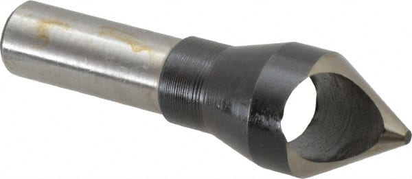Interstate - 1/2" Shank Diam, 0 Flute 60° High Speed Steel Countersink - Exact Tooling