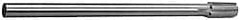 Made in USA - 29/32" Diam, 3/4" Max Diam Straight Shank, 1-1/2" Flute Length, Machine Expansion Reamer - Straight Flute, 10" OAL, Right Hand Cut, 8 Flutes, High Speed Steel, Bright Finish - Exact Tooling