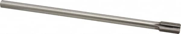 Interstate - 13/32" Diam, 0.372 to 0.3125" Max Diam Straight Shank, 3/4" Flute Length, Machine Expansion Reamer - Straight Flute, 7" OAL, Right Hand Cut, 6 Flutes, High Speed Steel, Bright Finish - Exact Tooling
