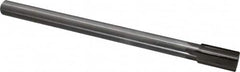 Interstate - 3/4" Diam, 0.623 to 0.625" Max Diam Straight Shank, 1-3/8" Flute Length, Machine Expansion Reamer - Straight Flute, 9-1/2" OAL, Right Hand Cut, 6 Flutes, High Speed Steel, Bright Finish - Exact Tooling