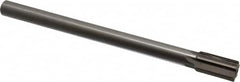Interstate - 25/32" Diam, 0.623 to 0.625" Max Diam Straight Shank, 1-3/8" Flute Length, Machine Expansion Reamer - Straight Flute, 9-1/2" OAL, Right Hand Cut, 6 Flutes, High Speed Steel, Bright Finish - Exact Tooling