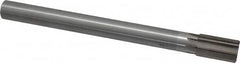 Interstate - 1" Diam, 0.873 to 0.875" Max Diam Straight Shank, 1-5/8" Flute Length, Machine Expansion Reamer - Straight Flute, 10-1/2" OAL, Right Hand Cut, 8 Flutes, High Speed Steel, Bright Finish - Exact Tooling