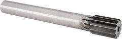 Interstate - 1-13/16" Diam, 1.498 to 1.5" Max Diam Straight Shank, 2-3/8" Flute Length, Machine Expansion Reamer - Straight Flute, 13-1/2" OAL, Right Hand Cut, 10 Flutes, High Speed Steel, Bright Finish - Exact Tooling