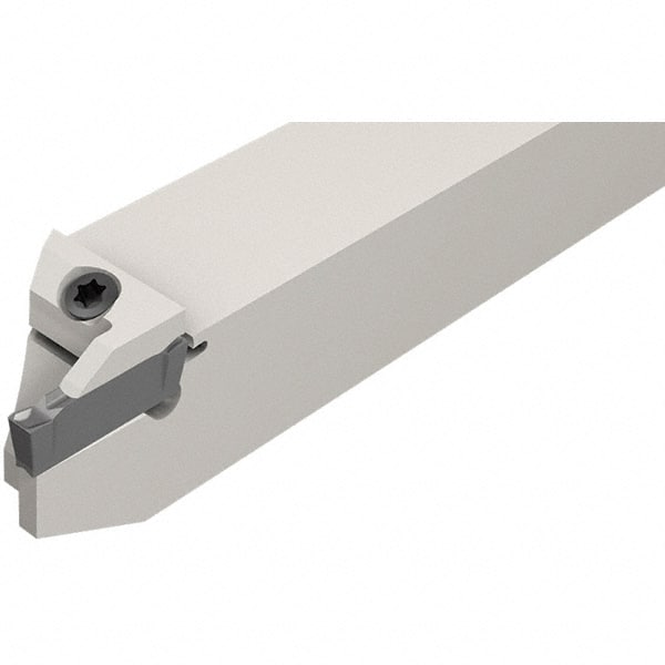 Iscar - External Thread, 1/2" Max Depth of Cut, 3mm Min Groove Width, 120mm OAL, Right Hand Indexable Grooving Cutoff Toolholder - 20mm Shank Height x 20mm Shank Width, DG.. Insert Style, DGT Toolholder Style, Series Do-Grip - Exact Tooling