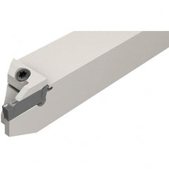 Iscar - External Thread, 1/2" Max Depth of Cut, 3mm Min Groove Width, 120mm OAL, Right Hand Indexable Grooving Cutoff Toolholder - 20mm Shank Height x 20mm Shank Width, DG.. Insert Style, DGT Toolholder Style, Series Do-Grip - Exact Tooling