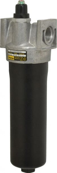 Parker - 1-1/16-12 Thread, 10 Micron, 3.38" Outside Diam, MicroGlass III Media, Filter Element - 2.88" Inside Diam, Microglass - Exact Tooling