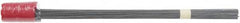Irwin - 3-1/2" High x 2-1/2" Wide, Red Glow Marking Flag - 21" Overall Height - Exact Tooling