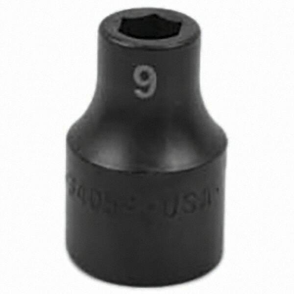 SK - Impact Socket - 1/2"DR 9MM IMPACT SOCKET - Exact Tooling
