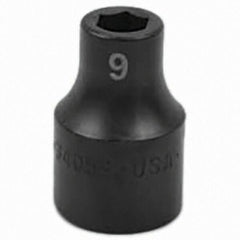 SK - Impact Socket - 1/2"DR 9MM IMPACT SOCKET - Exact Tooling