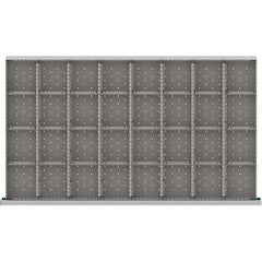 LISTA - 32-Compartment Drawer Divider Layout for 3.15" High Drawers - Exact Tooling