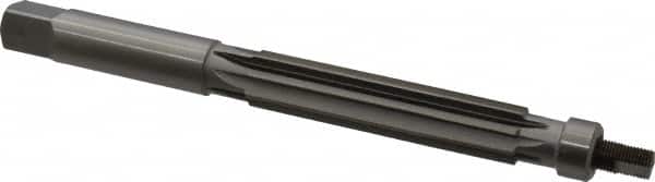 Value Collection - 3/4" Reamer Diam, 0.006 Max Expansion, Straight Shank, 3-1/2" Flute Length, Hand Expansion Reamer - Straight Flute, 8" OAL, Right Hand Cut, 8 Flutes, High Speed Steel - Exact Tooling