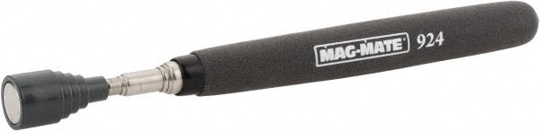 Mag-Mate - 32" Long Magnetic Retrieving Tool - 7 Lb Max Pull, 6-1/2" Collapsed Length, 5/8" Head Diam - Exact Tooling