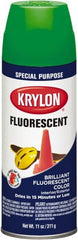 Krylon - Green, Fluorescent, Aerosol Spray Paint - Exact Tooling