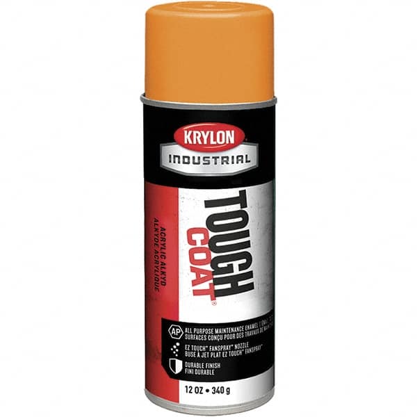 Krylon - OSHA Orange (#60 Equipment), 12 oz Net Fill, High Gloss, Enamel Spray Paint - Exact Tooling