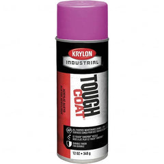 Krylon - OSHA Purple, 12 oz Net Fill, High Gloss, Enamel Spray Paint - 20 to 25 Sq Ft per Can, 16 oz Container, Use on Conduits, Ducts, Electrical Equipment, Machinery, Metal, Motors, Pipelines & Marking Areas, Railings, Steel Bars, Tool Boxes, Tools - Exact Tooling