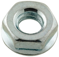 Value Collection - #8-32, Zinc Plated, Steel Hex Nut with Conical Washer - 3/8" Washer Diam, 11/32" Width Across Flats - Exact Tooling
