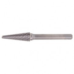 SL-3 Double Cut Solid Carbide Bur-Cone Radius Shape - Exact Tooling