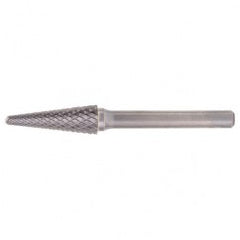 SL-3 Double Cut Solid Carbide Bur-Cone Radius Shape - Exact Tooling