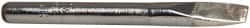 Hexacon Electric - 3/16 Inch Point, 1/4 Inch Tip Diameter, Semi Chisel Soldering Iron Tip - For Use with SI-30H - Exact Tooling