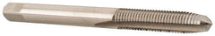 Cle-Line - 1/2-13 UNC 3B 4 Flute Bright Finish High Speed Steel Straight Flute Standard Hand Tap - Bottoming, Right Hand Thread, 3-3/8" OAL, 1-21/32" Thread Length, H3 Limit, Oversize - Exact Tooling