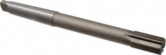 Interstate - 1" Diam, 0.873 to 0.875" Max Diam 3MT Morse Taper Shank, 1-5/8" Flute Length, Machine Expansion Reamer - Straight Flute, 10-1/2" OAL, Right Hand Cut, 8 Flutes, High Speed Steel, Bright Finish - Exact Tooling