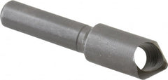 Weldon - 11/32" Head Diam, 1/4" Shank Diam, 82° High Speed Steel Countersink - Exact Tooling