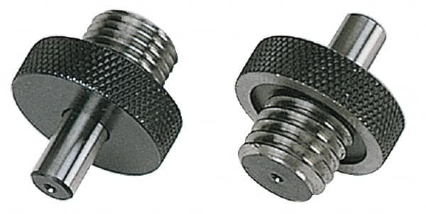TE-CO - M12 x 1.75, 12.7mm Thread Length, 3/8 Inch Shaft Length, Tapped Hole Location Gage - Steel, 22.23mm Head Diameter, 28mm Overall Length - Exact Tooling