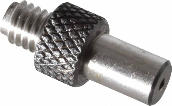 TE-CO - M6 x 1, 6.35mm Thread Length, 3/8 Inch Shaft Length, Tapped Hole Location Gage - Steel, 9.53mm Head Diameter, 22mm Overall Length - Exact Tooling