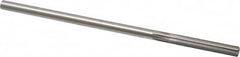 Made in USA - 1/4" High Speed Steel 6 Flute Chucking Reamer - Straight Flute, 0.2405" Straight Shank, 1-1/2" Flute Length, 6" OAL - Exact Tooling