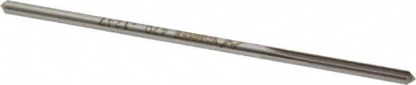 Made in USA - 0.1247" High Speed Steel 4 Flute Dowel Pin Chucking Reamer - Exact Tooling