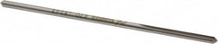 Made in USA - 0.1247" High Speed Steel 4 Flute Dowel Pin Chucking Reamer - Exact Tooling