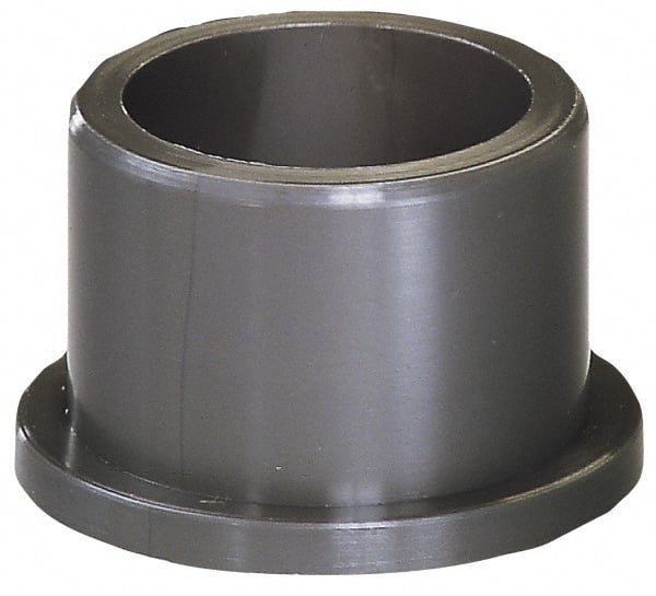 Igus - 3/4" Inside x 7/8" Outside Diam, Thermoplastic Sleeve Bearing - 1-1/8" Outside Diam, 1/16" Flange Thickness, 1-1/2" OAL - Exact Tooling