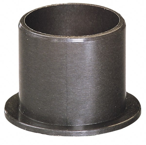 Igus - 1-1/4" Inside x 1-13/32" Outside Diam, Thermoplastic Sleeve Bearing - 1-11/16" Outside Diam, 0.078" Flange Thickness, 1" OAL - Exact Tooling