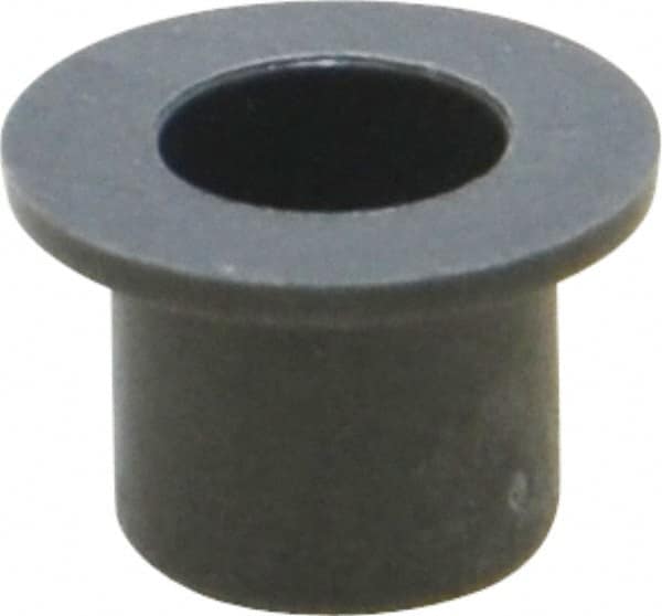 Igus - 3/16" Inside x 1/4" Outside Diam, Thermoplastic Sleeve Bearing - 3/8" Outside Diam, 0.032" Flange Thickness, 1/4" OAL - Exact Tooling