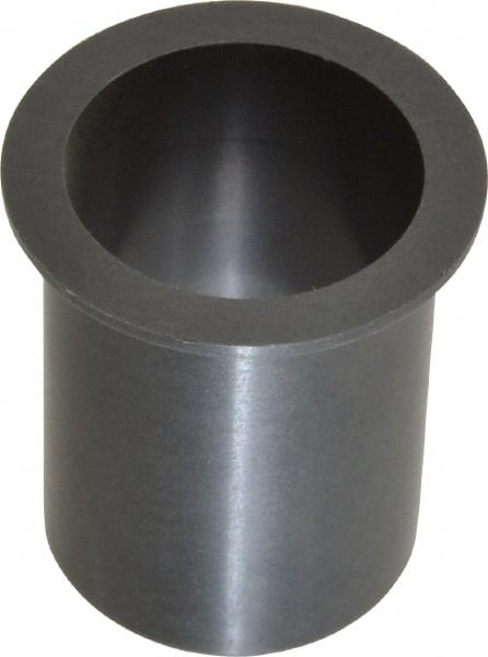Igus - 1" Inside x 1-1/8" Outside Diam, Thermoplastic Sleeve Bearing - 1-3/8" Outside Diam, 1/16" Flange Thickness, 1-1/2" OAL - Exact Tooling