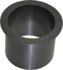 Igus - 1-1/2" Inside x 1-21/32" Outside Diam, Thermoplastic Sleeve Bearing - 2" Outside Diam, 0.078" Flange Thickness, 1-1/2" OAL - Exact Tooling