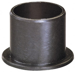 Igus - 1" Inside x 1-1/8" Outside Diam, Thermoplastic Sleeve Bearing - 1-3/8" Outside Diam, 1/16" Flange Thickness, 3/4" OAL - Exact Tooling