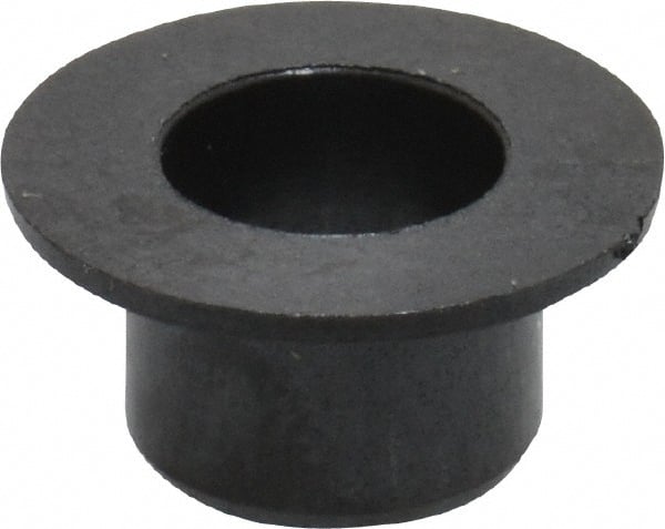 Igus - 1/4" Inside x 5/16" Outside Diam, Thermoplastic Sleeve Bearing - 1/2" Outside Diam, 0.032" Flange Thickness, 1/4" OAL - Exact Tooling