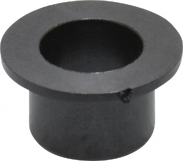 Igus - 3/8" Inside x 15/32" Outside Diam, Thermoplastic Sleeve Bearing - 11/16" Outside Diam, 0.046" Flange Thickness, 3/8" OAL - Exact Tooling