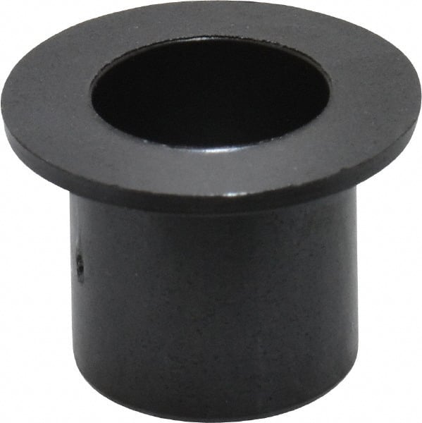 Igus - 3/8" Inside x 15/32" Outside Diam, Thermoplastic Sleeve Bearing - 11/16" Outside Diam, 0.046" Flange Thickness, 1/2" OAL - Exact Tooling