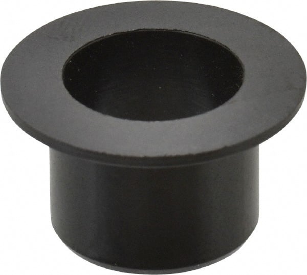 Igus - 1/2" Inside x 19/32" Outside Diam, Thermoplastic Sleeve Bearing - 7/8" Outside Diam, 0.046" Flange Thickness, 1/2" OAL - Exact Tooling