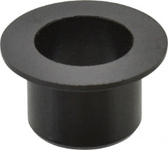 Igus - 1/2" Inside x 19/32" Outside Diam, Thermoplastic Sleeve Bearing - 7/8" Outside Diam, 0.046" Flange Thickness, 1/2" OAL - Exact Tooling