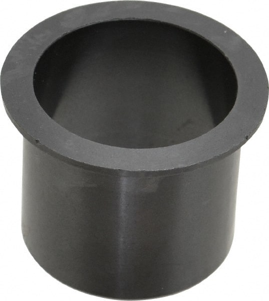 Igus - 1-1/2" Inside x 1-21/32" Outside Diam, Thermoplastic Sleeve Bearing - 2" Outside Diam, 0.078" Flange Thickness, 1-1/2" OAL - Exact Tooling