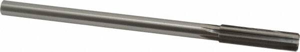 Interstate - 0.4385" High Speed Steel Chucking Reamer - Straight Flute, 0.373" Straight Shank, 1-3/4" Flute Length, 7" OAL - Exact Tooling
