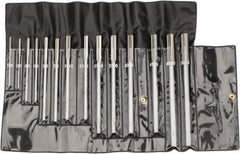 Interstate - 0.124" to 0.501", Chucking Reamer Set - Straight Flute, Right Hand Cut, 14 Pieces - Exact Tooling