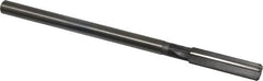 Interstate - 0.4355" High Speed Steel Chucking Reamer - Straight Flute, 0.373" Straight Shank, 1-3/4" Flute Length, 7" OAL - Exact Tooling
