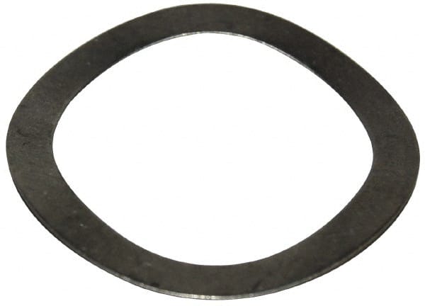 Gardner Spring - 3.37" ID x 4.3" OD, Grade 1074 Steel Wave Disc Spring - 0.045" Thick, 0.302" Overall Height, 0.148" Deflection, 140 Lb at Deflection - Exact Tooling