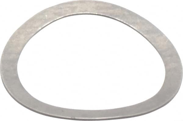 Gardner Spring - 0.243" ID x 0.305" OD, Grade 302 Stainless Steel Wave Disc Spring - 0.007" Thick, 0.03" Overall Height, 0.015" Deflection, 0.75 Lb at Deflection - Exact Tooling