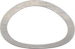 Gardner Spring - 0.243" ID x 0.305" OD, Grade 302 Stainless Steel Wave Disc Spring - 0.007" Thick, 0.03" Overall Height, 0.015" Deflection, 0.75 Lb at Deflection - Exact Tooling