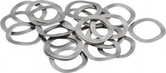 Gardner Spring - 0.265" ID x 0.367" OD, Grade 1074-1095 Steel Wave Disc Spring - 0.006" Thick, 0.03" Overall Height, 0.015" Deflection, 3 Lb at Deflection - Exact Tooling